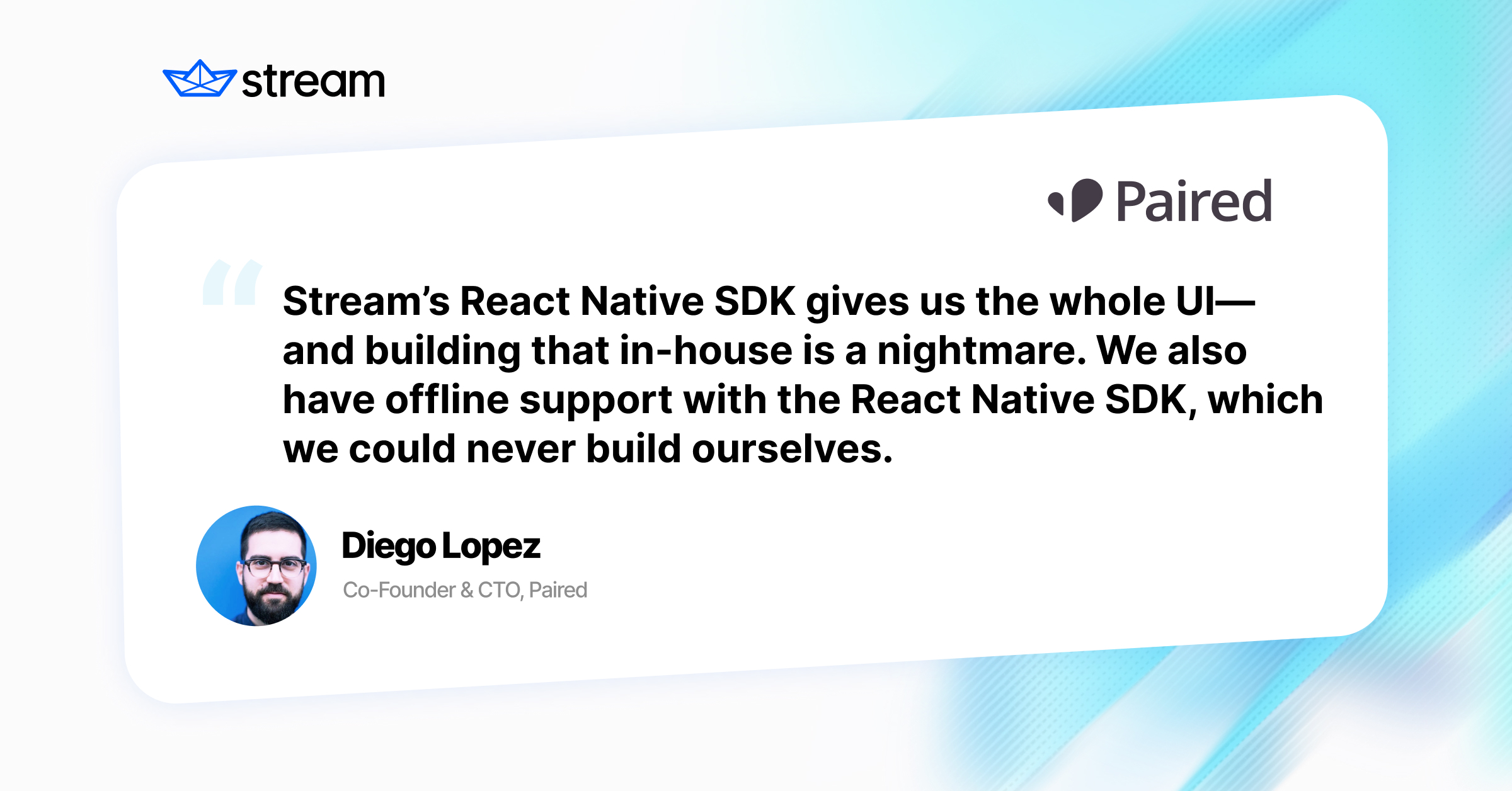 Paired Aids Partners Spark Meaningful Conversations: Stream Chat Retains Them Heading