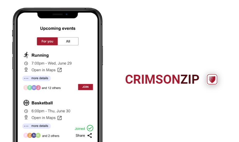 CrimsonZip Tackles Conditioning and Loneliness at Harvard