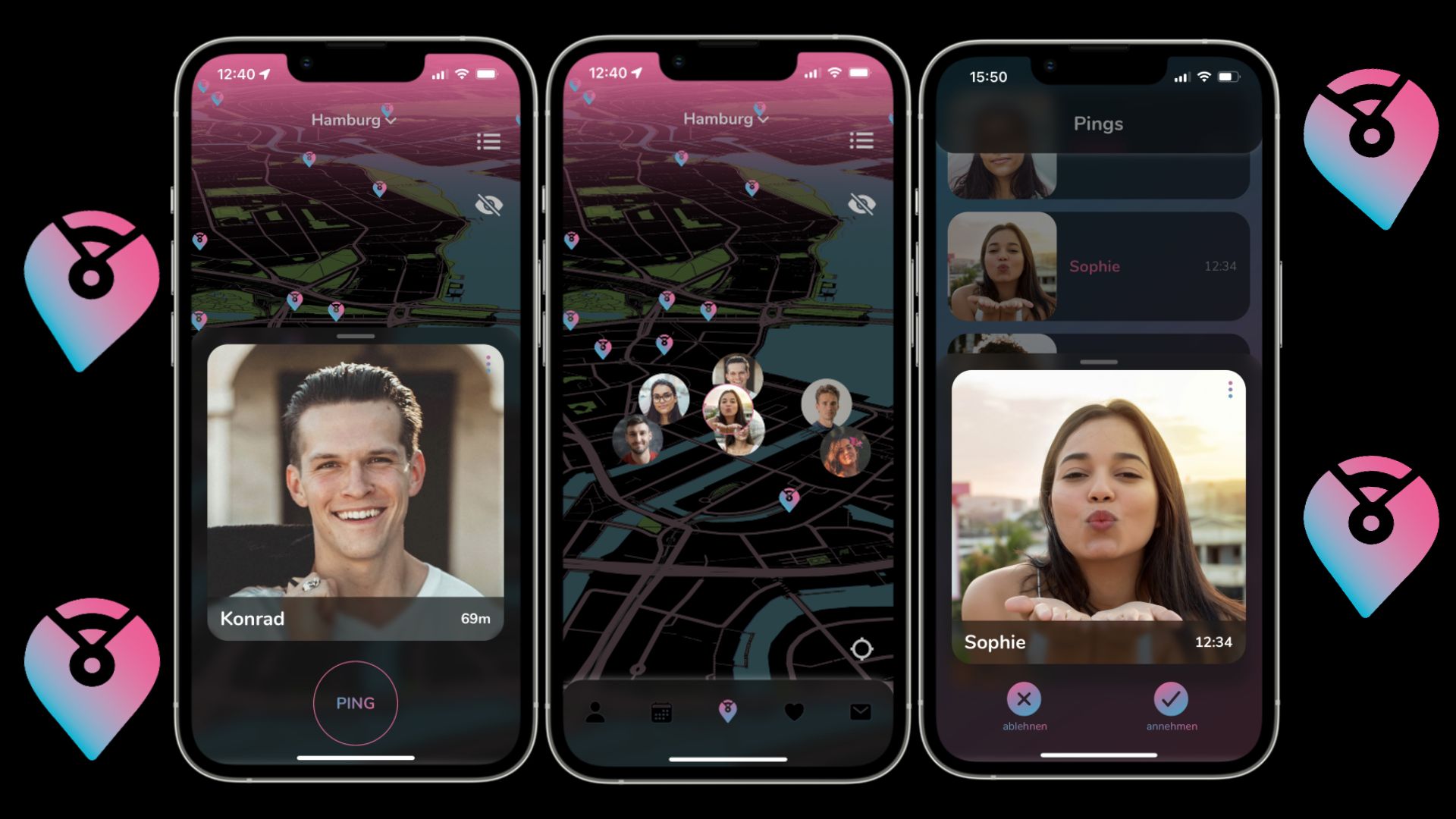 PING: A New Application for Offline Courting