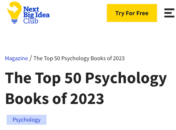Details Infant Is A person of the Best Psychology Textbooks of 2023 — SUSANNAH BRESLIN
